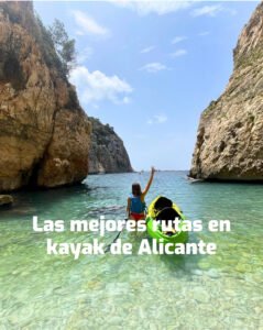 ruta kayak alicante, javea, calpe, denia