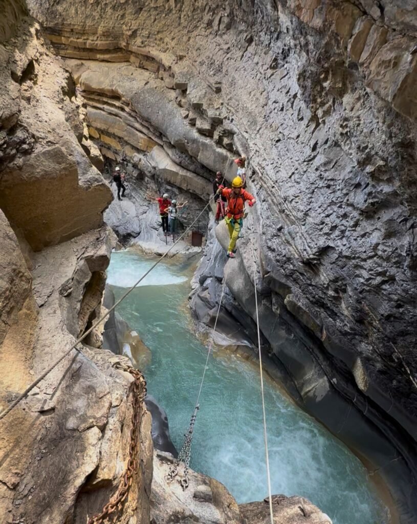 vía ferrata sorrosal, broto