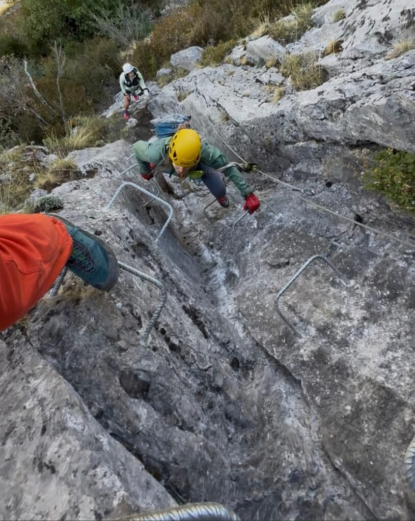 Vía Ferrata pared de iserías - Canfranc estación