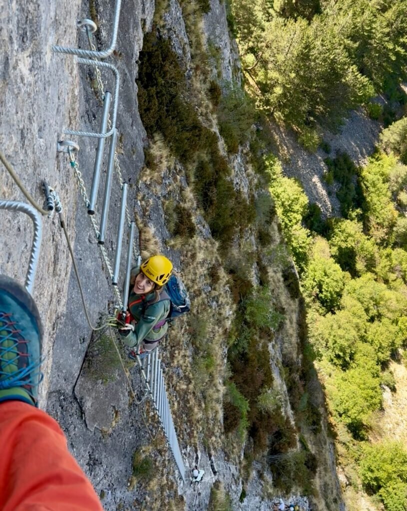 Vía Ferrata pared de iserías - Canfranc estación