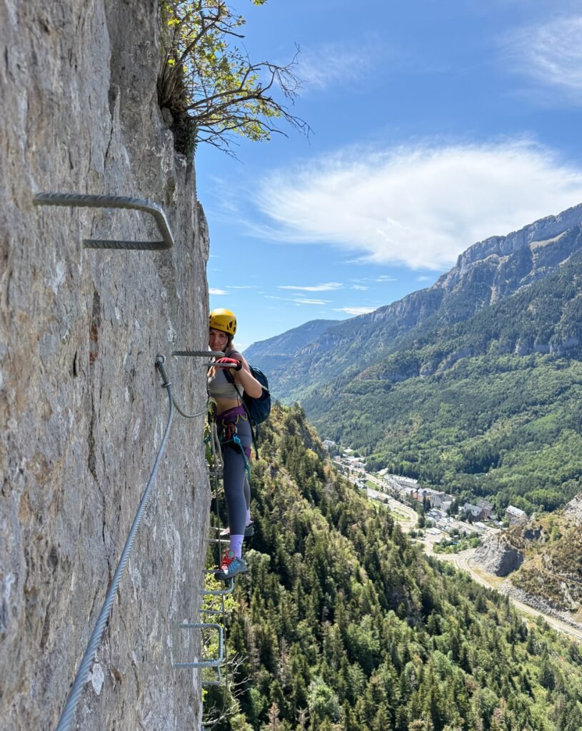 Vía Ferrata pared de iserías - Canfranc estación