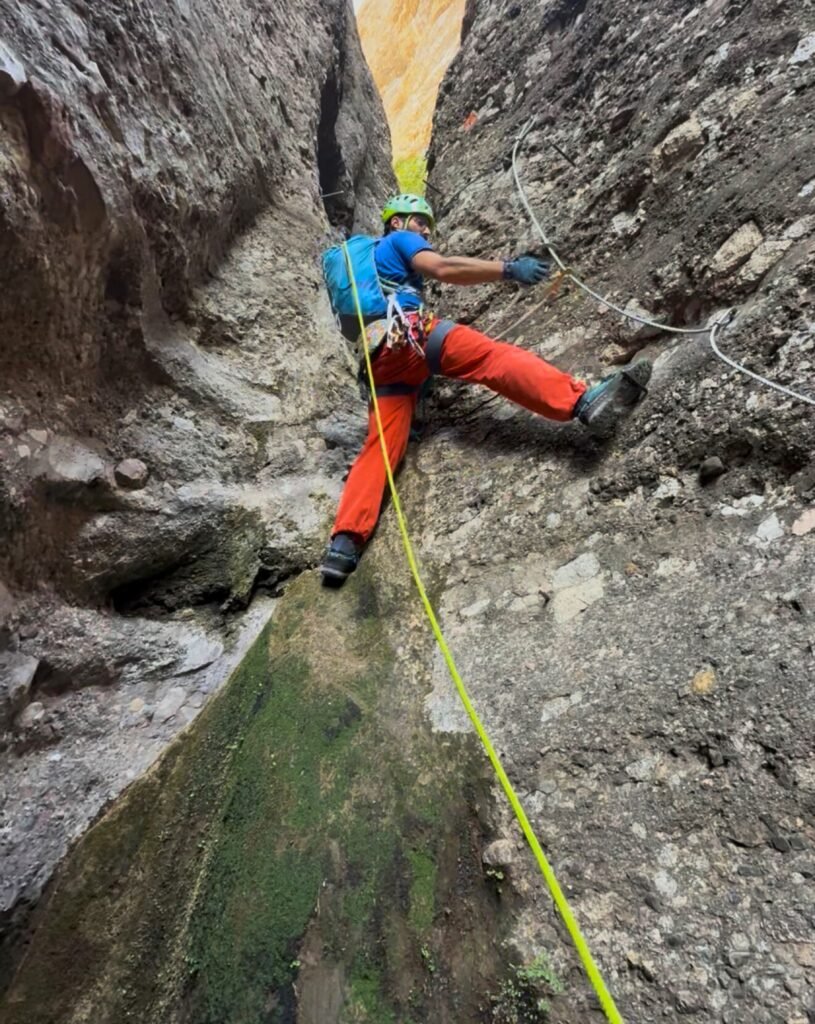 Vía ferrata canal del Palomo - Huesca