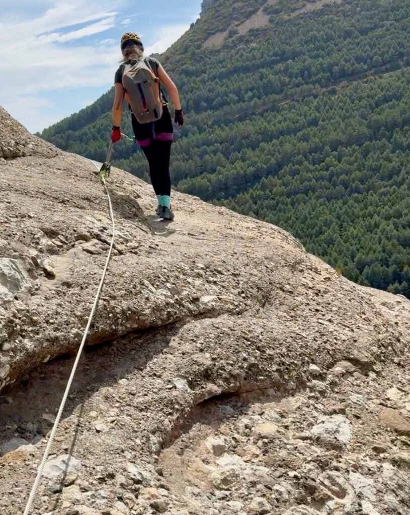Vía ferrata canal del Palomo - Huesca