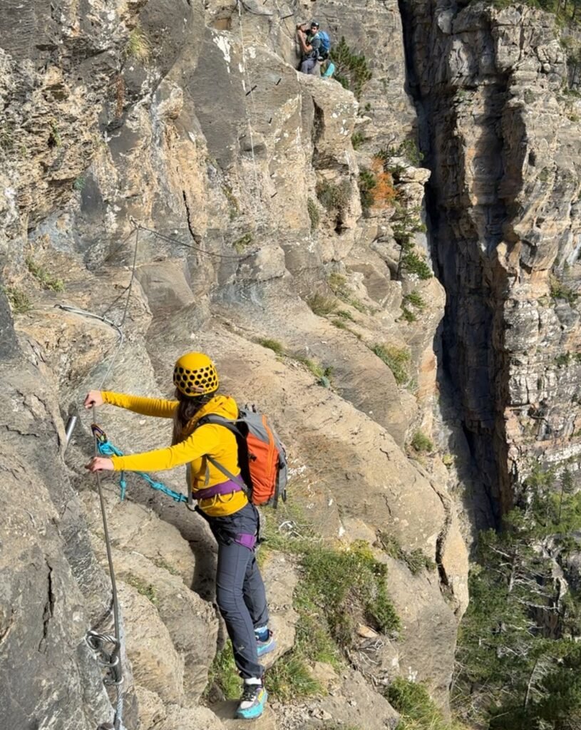 Clavijas de cotatuero y faja de las flores Ordesa y Monte Perdido